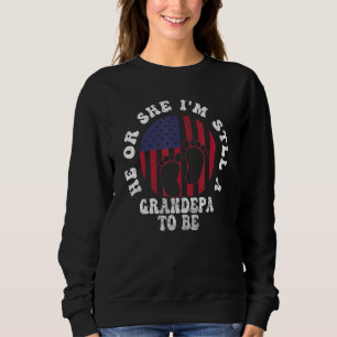 Sweatshirt Hommes Grand-Père Bébé Genre Révéler Lui ou Elle G