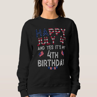 Sweatshirt Hommes heureux 4 Juillet Et Oui C'est mon péché d'