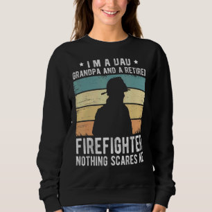Sweatshirt Hommes Je suis papa papi et retraité pompier