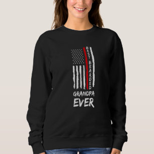 Sweatshirt Hommes Meilleur Grand-Père Porté Ever Pompier Offi