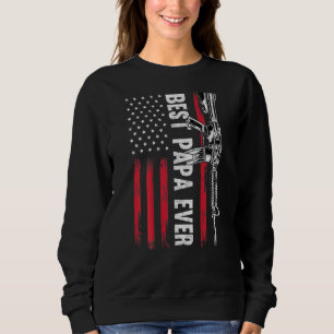 Sweatshirt Hommes Meilleur Papa Ever Papa Droits des armes à
