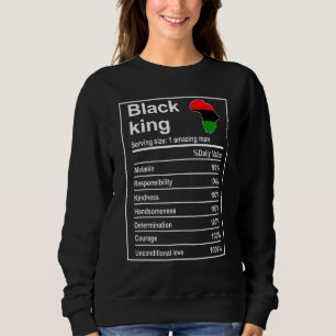 Sweatshirt Hommes Noirs Mois Histoire Hommes Africains Noirs