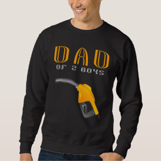 Sweatshirt Hommes Papa De 2 Garçons Père Ou Grand-Père De 2 E