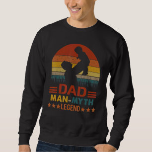 Sweatshirt Hommes Papa L'Homme Le Mythe La Légende Drôle Père