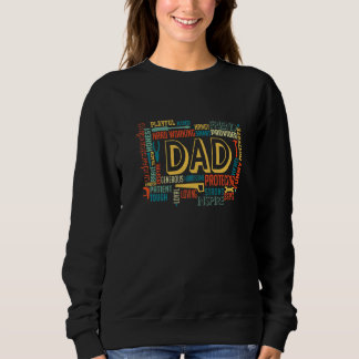 Sweatshirt Hommes Papa Protecteur Héros Figure Père Day