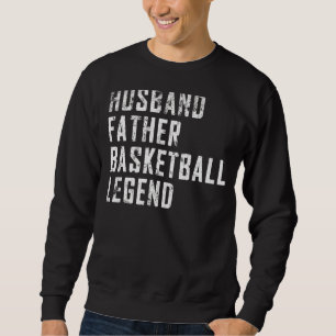 Sweatshirt Hommes Père Jour Mari Père Basketball Légende B