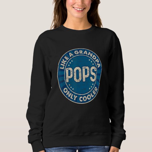 Sweatshirt Hommes Pops Comme Un Grand-Père Seulement Glacière (Devant)