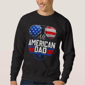 Sweatshirt Hommes Tous Papa Américain 4 juillet Des Vêtements