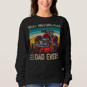 Sweatshirt Hommes Vintage Rétro Meilleure Moto Papa Jamais Fa