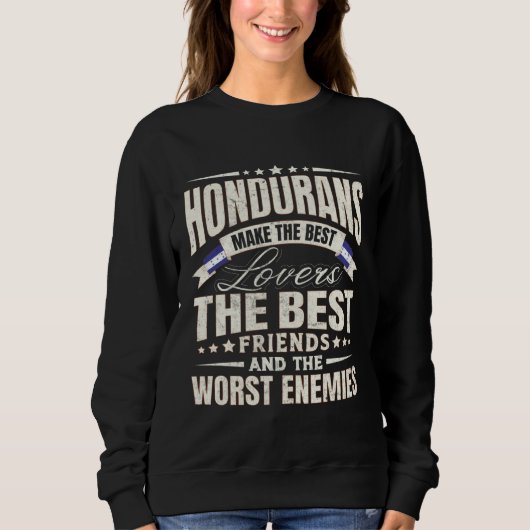 Sweatshirt Honduras Best  Hondurans Men & Women (Devant)