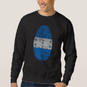 Sweatshirt Honduras Drapeau Empreinte Il Est Dans Mon Adn Hon (Devant)