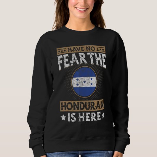 Sweatshirt Honduras Flag Proud Hondurian Men & Women (Devant)