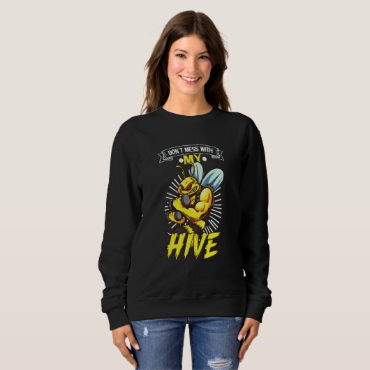 Sweatshirt Honey Bee Beekeeping Beekeeper Honeybee Apiary Api (Devant entier)
