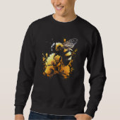 Sweatshirt Honeybee and bumble bee for American hive beekeepe (Devant)