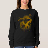 Sweatshirt Honeybee and bumble bee for American hive beekeepe (Devant)