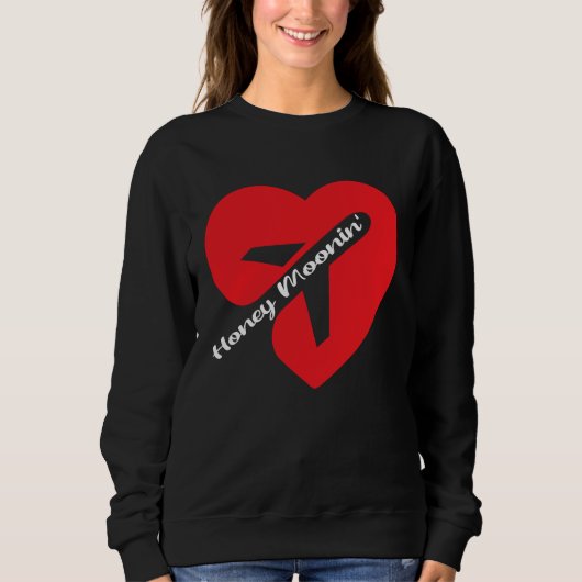Sweatshirt Honeymoonin Matching  For Couples Vacation Honeymo (Devant)
