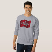 Sweatshirt Hong Kong ondulant le drapeau (Devant entier)