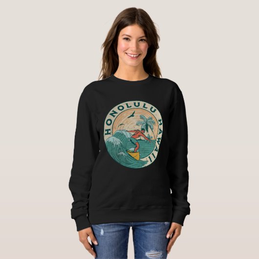 Sweatshirt Honolulu Hawaii (Devant entier)