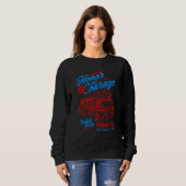 Sweatshirt Honor and Courage Firefighter Fire Dept Fire Truck (Devant entier)