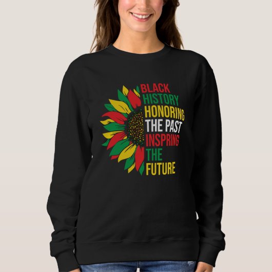 Sweatshirt Honoring The Past Inspiring The Future Black Excel (Devant)