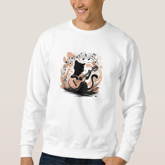 Sweatshirt, Hoodie - Black Cat Trui (Voorkant)