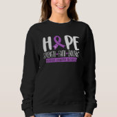 Sweatshirt Hope Faith Strength Support Squad Epilepsy Awarene (Devant)