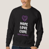 Sweatshirt Hope Love Cure Epilepsy Awareness Epileptic Brain (Devant)