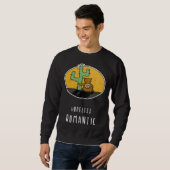 Sweatshirt Hopeless Romantic Bear Loves Cactus (Devant entier)