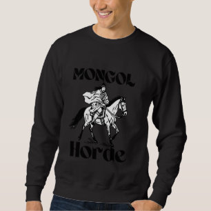 Sweatshirt Horde mongole Genghis Khan Era Horseman Histoire L