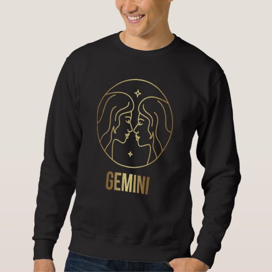 Sweatshirt Horoscope Gemini Zodiac Astrologie (Devant)