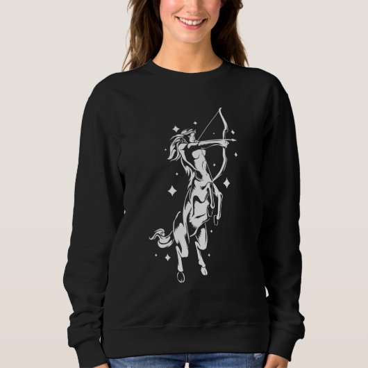 Sweatshirt Horoscope Sagittarius Centaur fille (Devant)