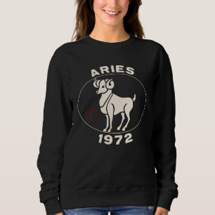 Sweatshirt Horoscope Signe du Zodiaque Bélier 1972