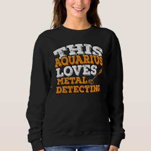 Sweatshirt Horoscope SIGNE Zodiaque Aquarius Aime Métal Détec