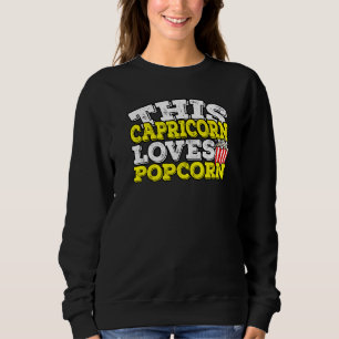 Sweatshirt Horoscope SIGNE Zodiaque Capricorne Lots Popcorn