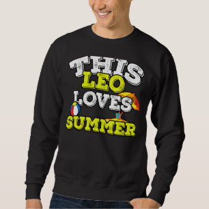Sweatshirt Horoscope SIGNE Zodiaque Léo aime été