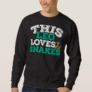 Sweatshirt Horoscope SIGNE Zodiaque Léo Aime Les Serpents