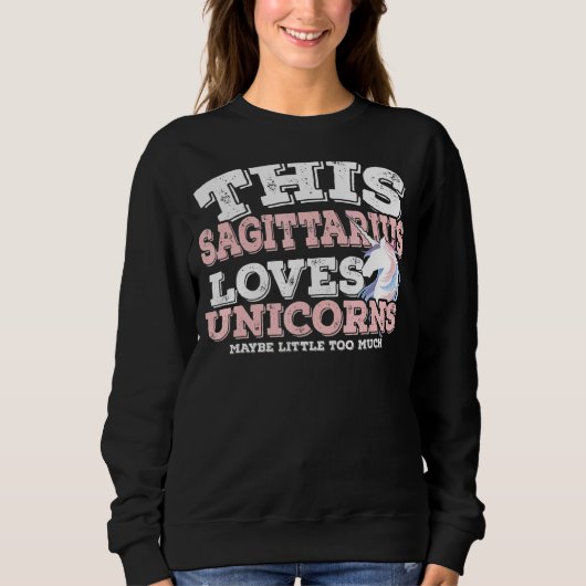 Sweatshirt Horoscope SIGNE Zodiaque Sagittaire Aime les licor (Devant)