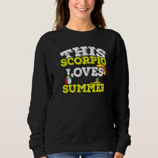 Sweatshirt Horoscope SIGNE Zodiaque Scorpio Aime Été