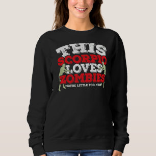 Sweatshirt Horoscope SIGNE Zodiaque Scorpion Aime Zombies