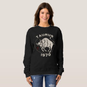 Sweatshirt Horoscope Zodiac Sign Bull Taurus 1970 (Devant entier)