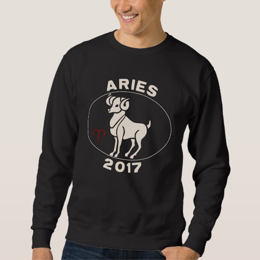Sweatshirt Horoscope Zodiac Sign Ram Aries 2017 (Devant)