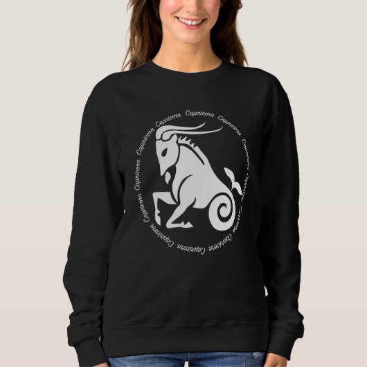 Sweatshirt Horoscope Zodiaque Capricornes (Devant)