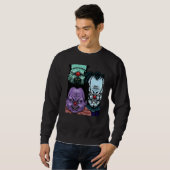 Sweatshirt Horreur clown Halloween 7 (Devant entier)