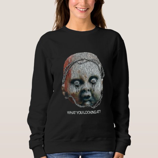 Sweatshirt Horror Aesthetic Graphic (Devant)