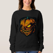 Sweatshirt Horror Evil Pumpkin Nightmare Scary Terrifying Hal (Devant)