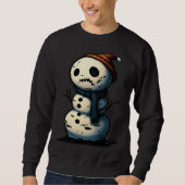 Sweatshirt Horror Snowman Nightmare Scary Terrifying Hallowee (Devant)