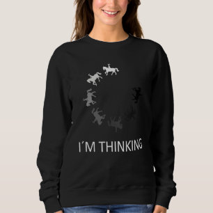 Sweatshirt Horse équitation Chargement Barre Concentration Ho