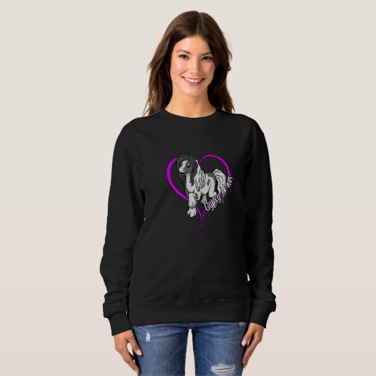 Sweatshirt Horse Gypsy Vanner (Devant entier)