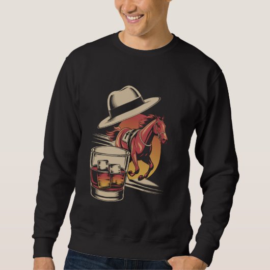 Sweatshirt Horse Racing Day Lovers (Devant)