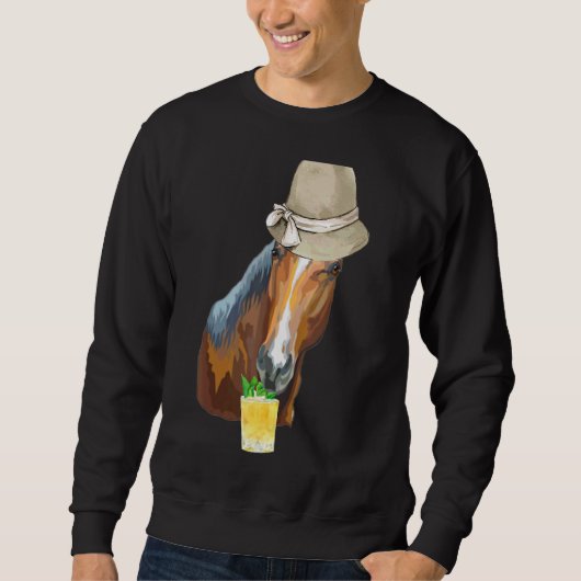 Sweatshirt Horse Racing Derby Party (Devant)